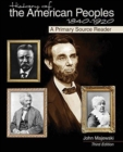 Image for History of the American Peoples, 1840-1920: A Primary Source Reader