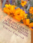 Image for The Holy Qur&#39;an in Today&#39;s English : Large Print Edition