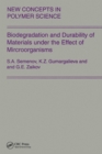 Image for Biodegradation and Durability of Materials under the Effect of Microorganisms