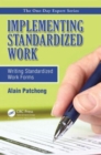 Image for Implementing standardized work  : writing standardized work forms