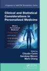 Image for Clinical and statistical considerations in personalized medicine