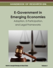 Image for Handbook of research on e-government in emerging economies: adoption, e-participation, and legal frameworks