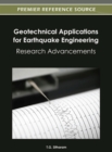 Image for Geotechnical Applications for Earthquake Engineering : Research Advancements