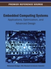 Image for Embedded Computing Systems : Applications, Optimization, and Advanced Design