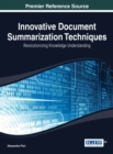 Image for Innovative Document Summarization Techniques