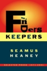 Image for Finders Keepers: Selected Prose 1971-2001.