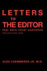 Image for Letters to the Editor That Were Never Published