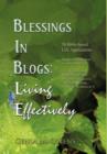 Image for Blessings in Blogs : Living Effectively: 50 Bible-Based Life Applications