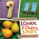 Image for 1 cookie, 2 chairs, 3 pears: numbers everywhere