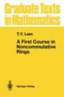 Image for A First Course in Noncommutative Rings