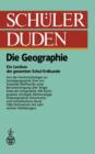 Image for Schulerduden : Die Geographie