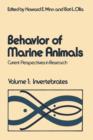 Image for Behavior of Marine Animals : Current Perspectives in Research Volume 1: Invertebrates