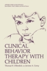 Image for Clinical Behavior Therapy with Children