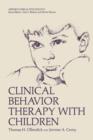 Image for Clinical Behavior Therapy with Children