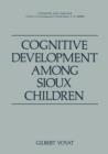 Image for Cognitive Development among Sioux Children
