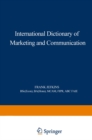 Image for International Dictionary of Marketing and Communication