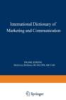 Image for International Dictionary of Marketing and Communication