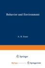 Image for Behavior and Environment