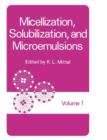 Image for Micellization, Solubilization, and Microemulsions
