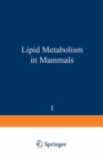 Image for Lipid metabolism in mammals