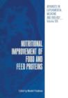 Image for Nutritional Improvement of Food and Feed Proteins