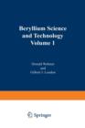 Image for Beryllium Science and Technology