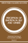 Image for Perception of Emotion in Self and Others