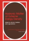 Image for Hadronic Matter at Extreme Energy Density