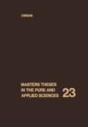 Image for Masters Theses in the Pure and Applied Sciences: Accepted by Colleges and Universities of the United States and Canada Volume 23 : Vol.23