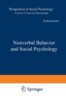 Image for Nonverbal Behavior and Social Psychology
