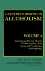 Image for Recent Developments in Alcoholism: Volume 2