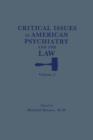 Image for Critical Issues in American Psychiatry and the Law