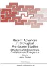 Image for Recent Advances in Biological Membrane Studies