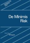 Image for De Minimis Risk