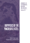 Image for Biophysics of the Pancreatic -Cell