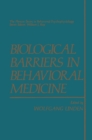 Image for Biological Barriers in Behavioral Medicine