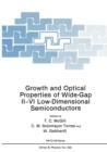 Image for Growth and Optical Properties of Wide-Gap II–VI Low-Dimensional Semiconductors