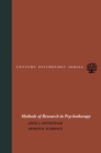 Image for Methods of Research in Psychotherapy