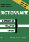 Image for Dictionary of Commercial, Financial and Legal Terms / Dictionnaire des Termes Commerciaux, Financiers et Juridiques / Worterbuch der Handels-, Finanz- und Rechtssprache