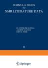 Image for Formula Index to NMR Literature Data : Volume 2: 1961-1962 References
