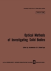 Image for Volume 25: Optical Methods of Investigating Solid Bodies