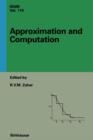 Image for Approximation and Computation: A Festschrift in Honor of Walter Gautschi
