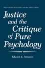 Image for Justice and the Critique of Pure Psychology