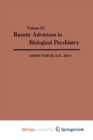 Image for Recent Advances in Biological Psychiatry