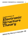 Image for Applications of Electronic Structure Theory