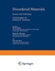 Image for Disordered Materials : Science and Technology