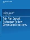Image for Thin Film Growth Techniques for Low-Dimensional Structures