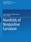 Image for Manifolds of Nonpositive Curvature : v. 61