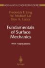 Image for Fundamentals of Surface Mechanics : With Applications