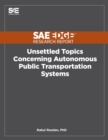 Image for Unsettled Topics Concerning Autonomous Public Transportation Systems